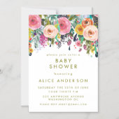 |MAGNET| Bläserne Blütendusche Einladung (Vorderseite)