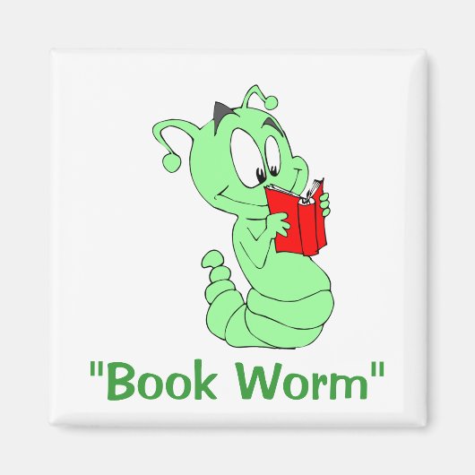 Magnet "Book Worm" (Vorne)