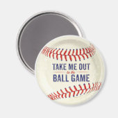 Magnet ( Bring mich raus zum Ballspiel! (Vorderseite/Rückseite)