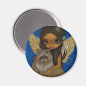 Magnet "Brother Raccoon" (Vorderseite/Rückseite)