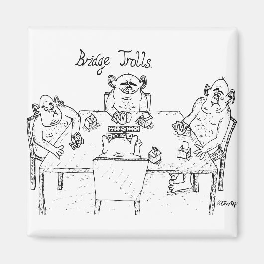 Magnet - Brückentrolle (Vorne)