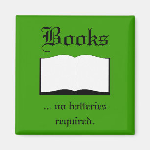 Magnet - Bücher ... keine Batterien erforderlich