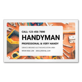 Magnet Business Card: Handyman Services