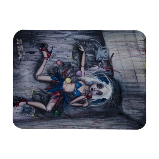 Magnet "Button Cushion Doll4" (Horizontal)