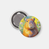 Magnet Capybara (Vorderseite/Rückseite)