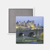 Magnet Carcassonne Frankreich (Vorderseite/Rückseite)