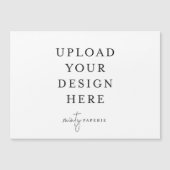 Magnet Card 5" x 7" Landschaft (Vorderseite)