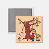 Magnet "Cartoon Art" (Vorderseite/Rückseite)