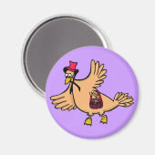 Magnet "Cartoon art" BIRD (Vorderseite/Rückseite)