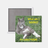 Magnet Cat Yoga (Vorderseite/Rückseite)
