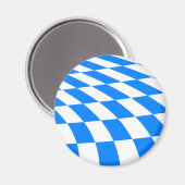 Magnet CBD102 - Bayerische Flagge (Bayern) (Vorderseite/Rückseite)