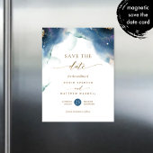 Magnet Celestial Watercolor Wedding Save the Date