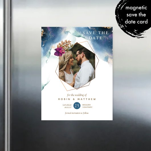 Magnet Celestial Wedding speichern das Datum