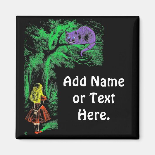 Magnet: "Cheshire Cat" von "Alice im Wunderland" Magnet (Vorne)