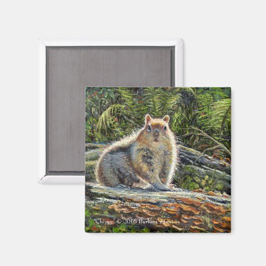 Magnet "Chippy" (Vorderseite/Rückseite)