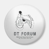 Magnet Circle — DT Forum Logo (Vorne)