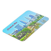 Magnet Cleveland Ohio River View (Paint Effect) (Linke Seite)