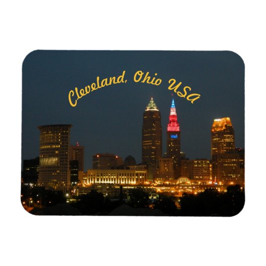 Magnet Cleveland Ohio USA (Curve) (Horizontal)