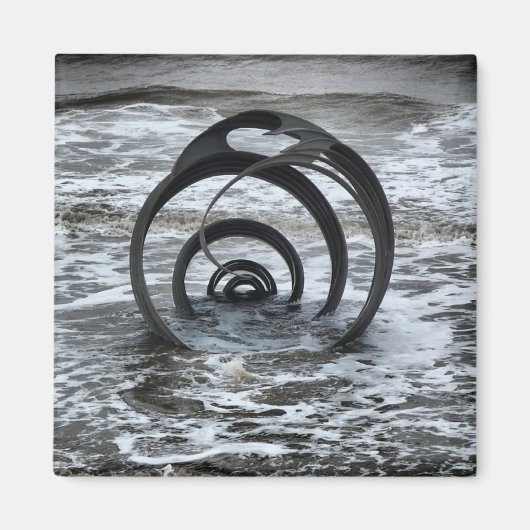 Magnet Cleveleys Sea Muschel (Vorne)