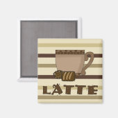 Magnet Coffee Latte Lovers (Vorderseite/Rückseite)