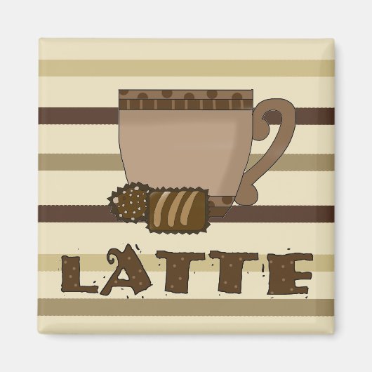 Magnet Coffee Latte Lovers (Vorne)