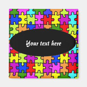 Magnet "Colorful jigsaw puzzle"