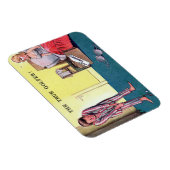 Magnet - Comic - Golf - Alte Postkarte (Rechte Seite)