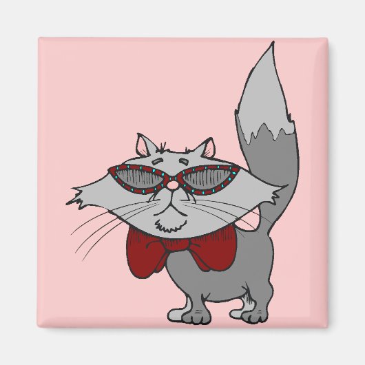 Magnet - Coole Katze (Vorne)