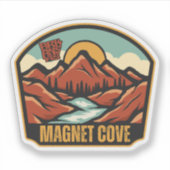 Magnet Cove, Arkansas Aufkleber (Vorderseite)