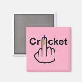 Magnet Cricket Gedreht (Vorderseite/Rückseite)