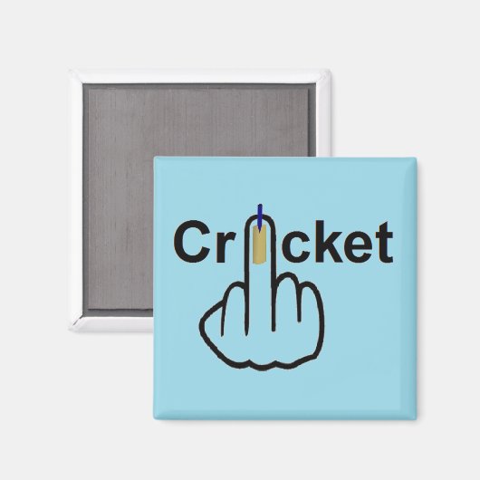 Magnet Cricket Gedreht (Vorderseite/Rückseite)