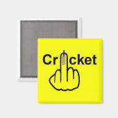 Magnet Cricket Gedreht (Vorderseite/Rückseite)