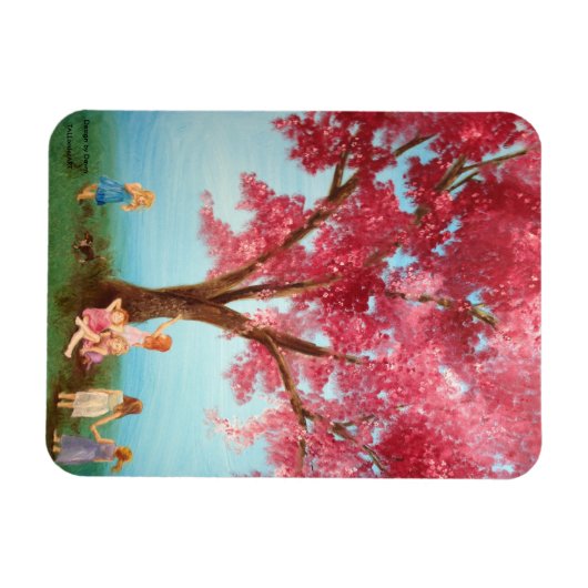 Magnet "cupcake tree" (Horizontal)