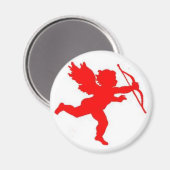 Magnet Cupid Red Schlicht (Vorderseite/Rückseite)