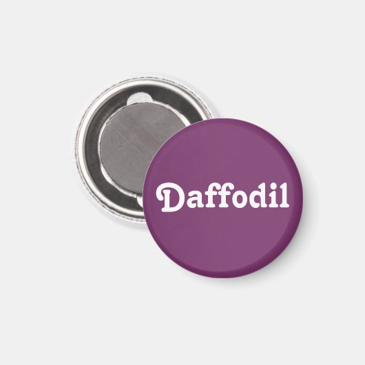 Magnet Daffodil (Vorderseite/Rückseite)