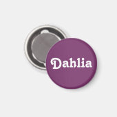 Magnet Dahlia (Vorderseite/Rückseite)
