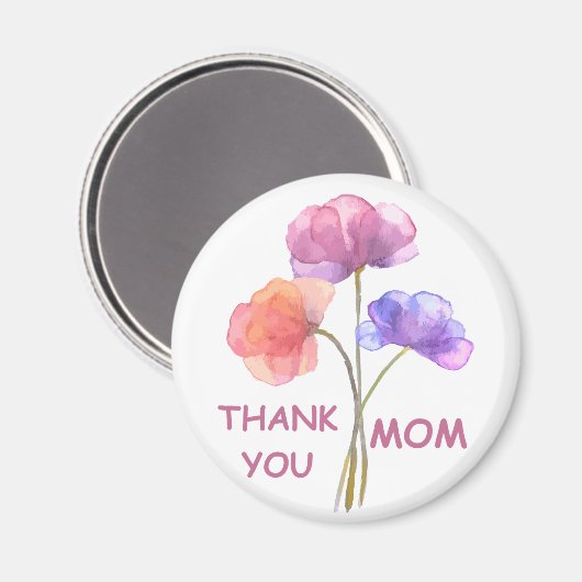 Magnet Dankeschön Mama (Vorderseite/Rückseite)