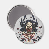 Magnet "Dark Ribbon Fairy" (Vorderseite/Rückseite)