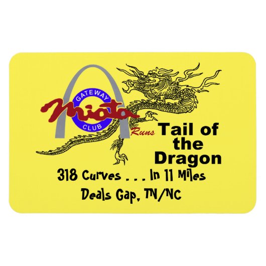 Magnet: Das Gateway läuft Schwanz des Drachenmagaz Magnet (Horizontal)