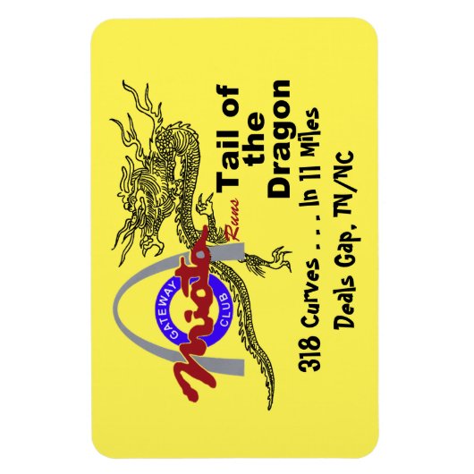 Magnet: Das Gateway läuft Schwanz des Drachenmagaz Magnet (Vertikal)