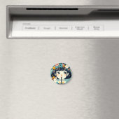Magnet Das kleine Mädchen im Bubble Tea" (In Situ (Geschirrspüler))