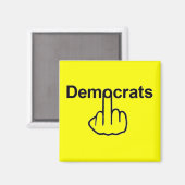Magnet Demokraten Drehte (Vorderseite/Rückseite)