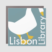 Magnet der Bibliothek Lissabon