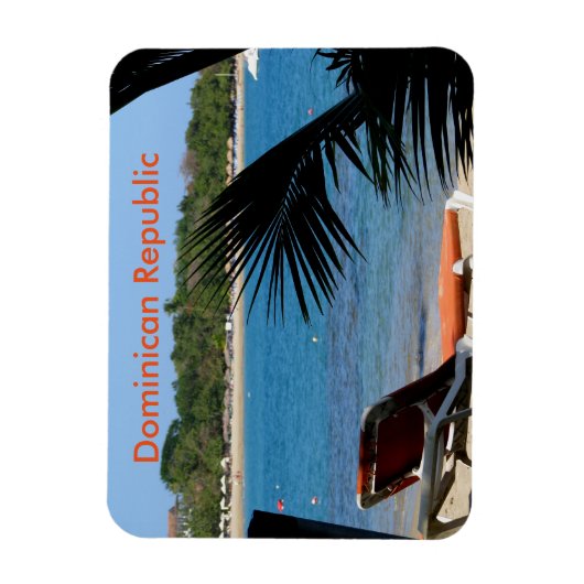 Magnet der Dominikanischen Republik (Vertikal)