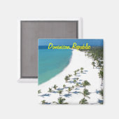 Magnet der Dominikanischen Republik (Vorderseite/Rückseite)