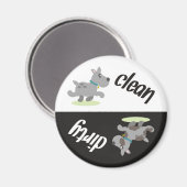 Magnet der Geschirrspüler: Top Dog (Vorderseite/Rückseite)