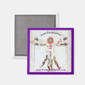 Magnet der inneren Geografie (Vorderseite/Rückseite)