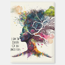 Magnet der inspirierten weiblichen Vorfahren