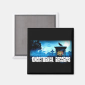 Magnet der Knotenpunkte der Platten w Friedhof (Vorderseite/Rückseite)
