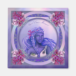 Magnet der lila Meerjungfrau